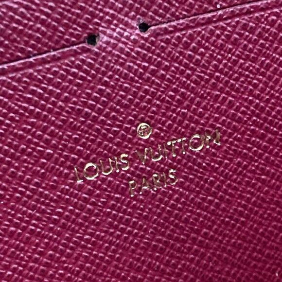 Louis Vuitton Long Wallet Monogram Zippy Wallet M41895 Fuchsia - Picture 5 of 11